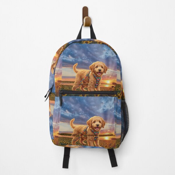 Item preview, Doodle Livvy in field at sunset designed and sold by Doodles Down South.