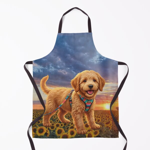 Item preview, Doodle Livvy in field at sunset designed and sold by Doodles Down South.