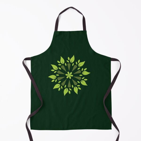 Item preview, Minimalist Green Leaf Mandala - Aesthetic Botanical Nature Design designed and sold by Jyoti-Quotes.