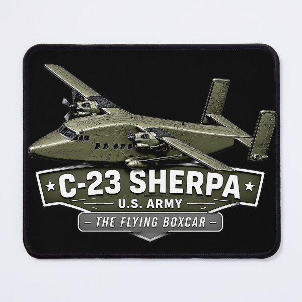 Item preview, C-23 Sherpa The Flying Boxcar | U.S. Army Tactical Airlift Aircraft Aviation designed and sold by Aerolovers.