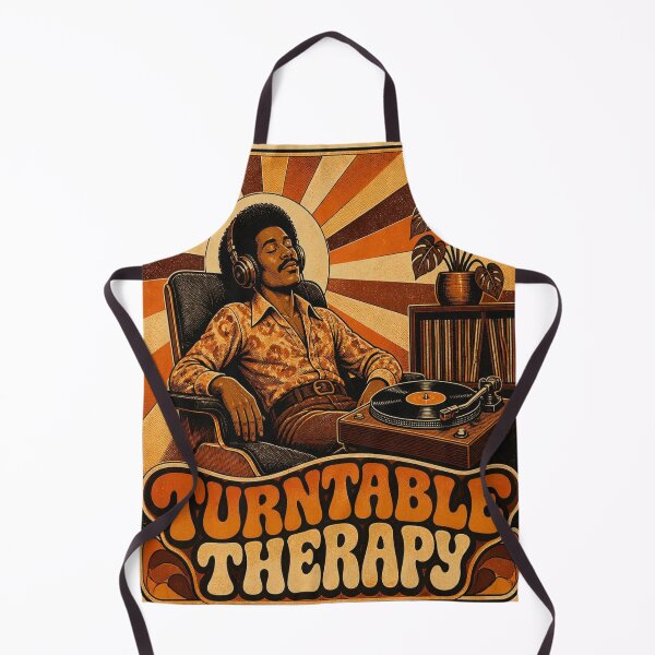 Item preview, Turntable Therapy Retro Vinyl Shirt | Music Lover Gift Tee designed and sold by SunnyDesign82.