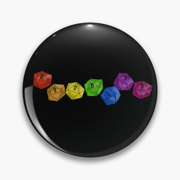 Item preview, pride dnd dice gay flag  designed and sold by Moth-Oak.