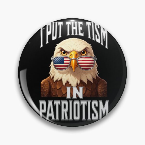 Item preview, I Put The Tism in Patriotism Athletic Eagle designed and sold by TheEndDesign.