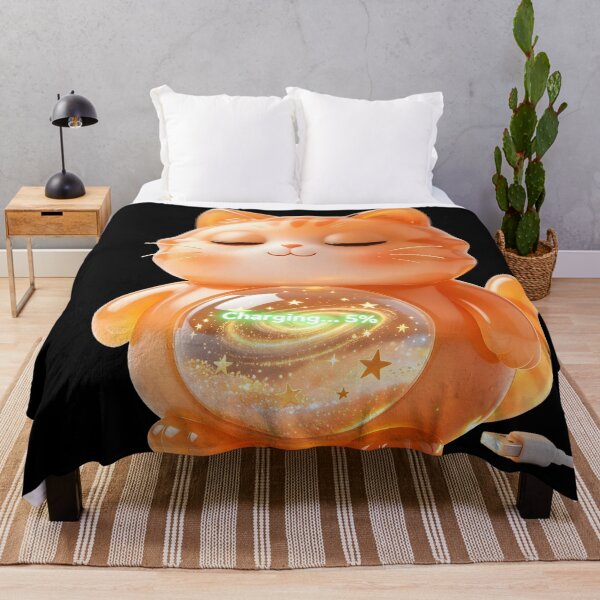 Item preview, Emerald Cat - Soul Recharging: Social Battery at 5% designed and sold by ABYSSLAB.