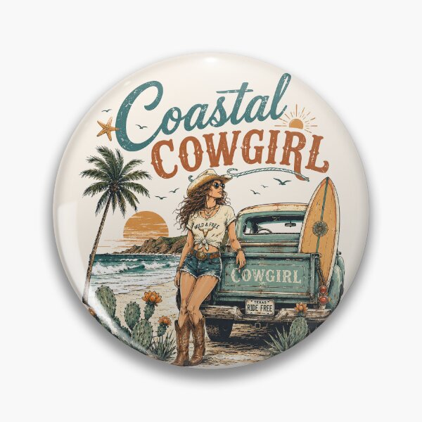 Item preview, Retro Summer Coastal Cowgirl Sunset designed and sold by legendaryskins.