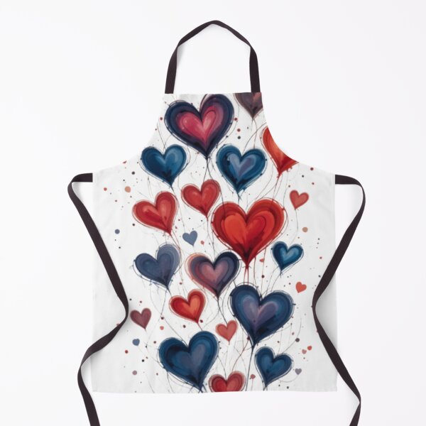 Item preview, Abstract Watercolor Hearts Splatter designed and sold by R-market.