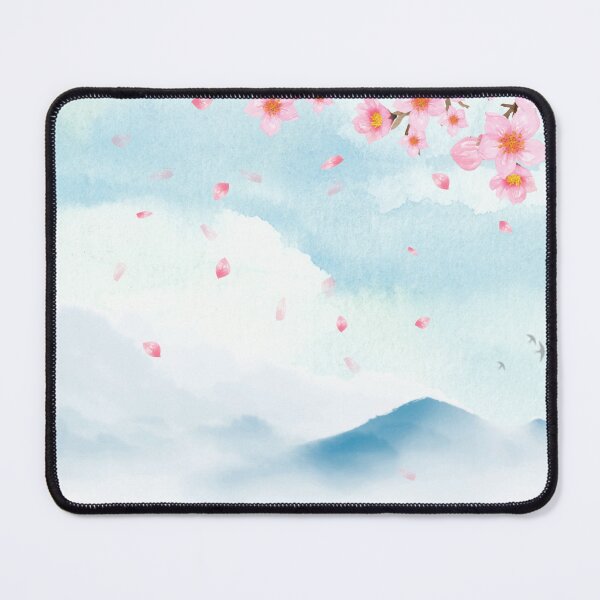 Item preview, Pastel Sakura Mountain Breeze designed and sold by UllassaStore.