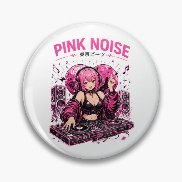 Item preview, Anime DJ girl with pink hair designed and sold by Ahmedsyde.