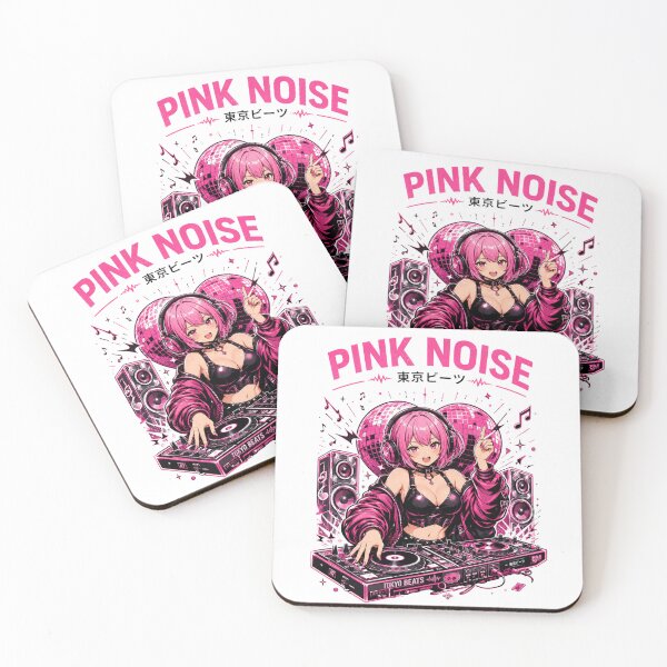 Item preview, Anime DJ girl with pink hair designed and sold by Ahmedsyde.