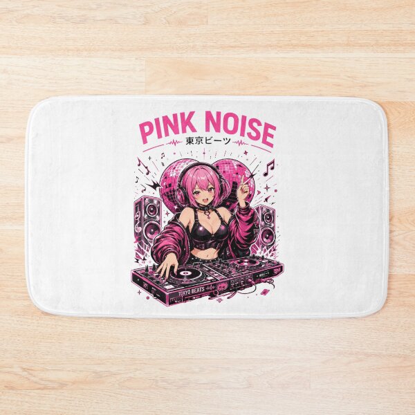 Item preview, Anime DJ girl with pink hair designed and sold by Ahmedsyde.