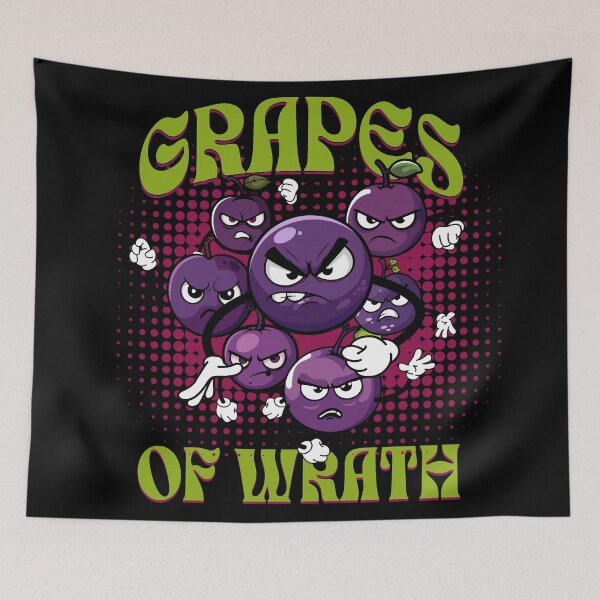 Item preview, Funny Grapes of Wrath Design designed and sold by TheSnarkyShark.