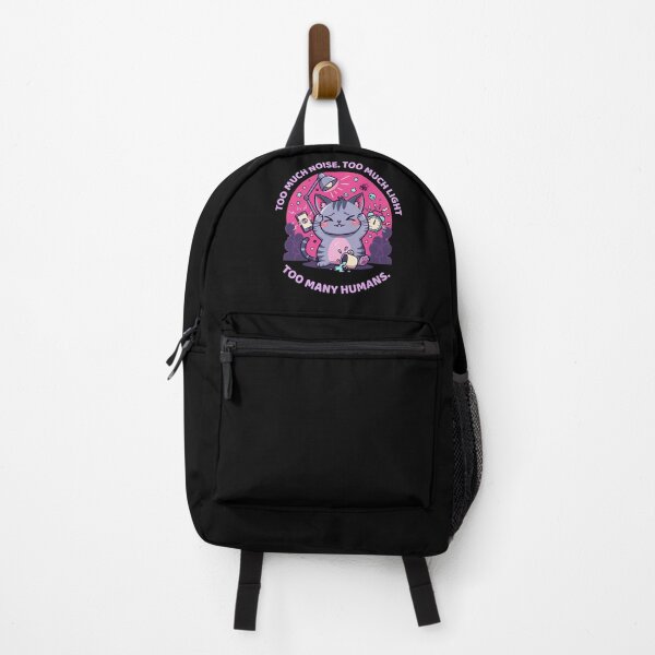 Item preview, Overstimulated Cat – Too Much Noise, Light and Too Many Humans designed and sold by DarklyOK.
