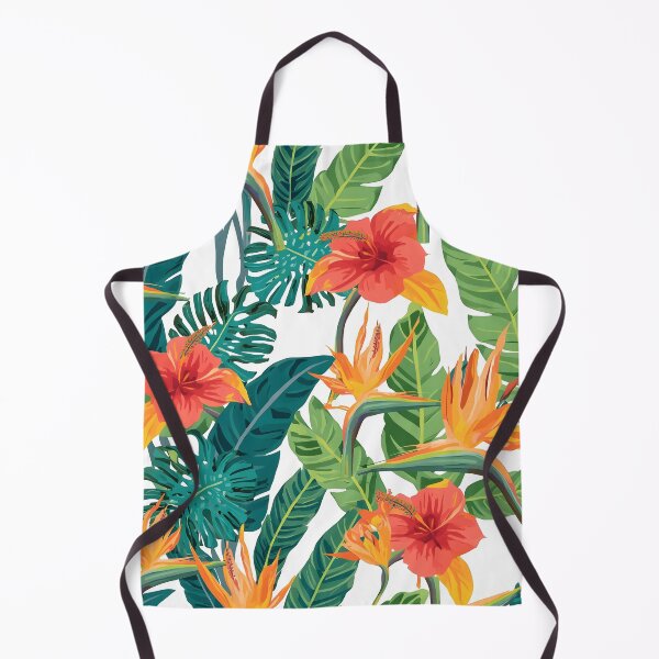 Item preview, Tropical Hibiscus and Paradise Flower Pattern designed and sold by Luna-Flow.