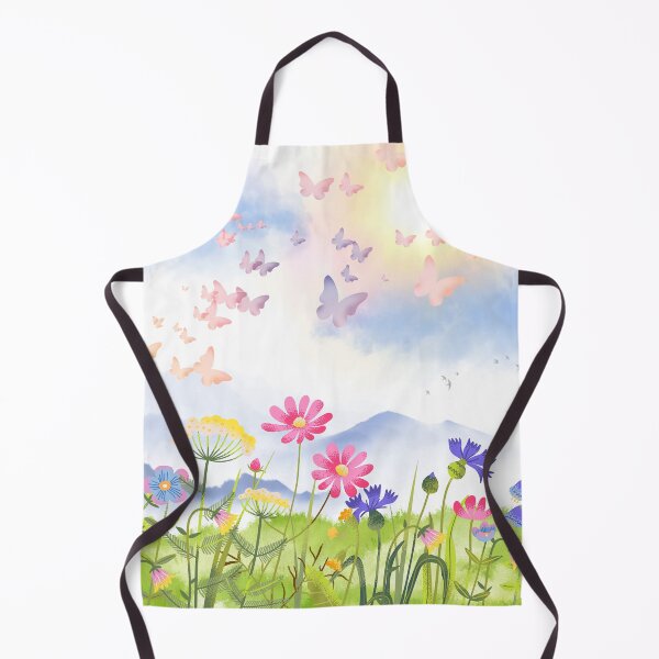 Item preview, Summer Meadow Magic | Wildflowers and Butterflies Art designed and sold by UllassaStore.