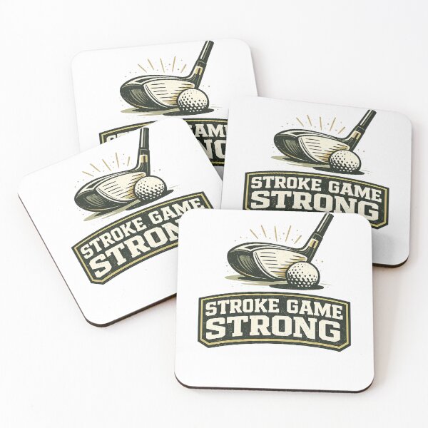 Item preview, Stroke Game Strong Funny Golf Design designed and sold by EastEndTownie.