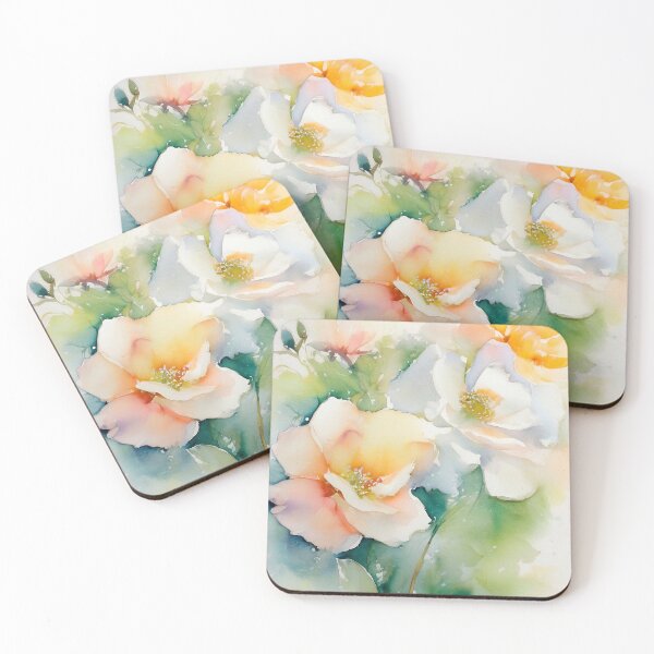Item preview, Delicate watercolor floral bouquet designed and sold by paulrommer.