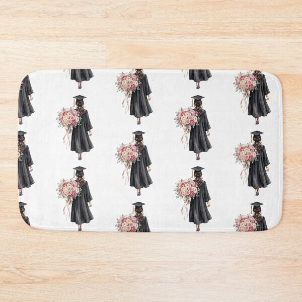Item preview, Graduation Girl with Pink Peony Bouquet  designed and sold by Roy & Tiffany.