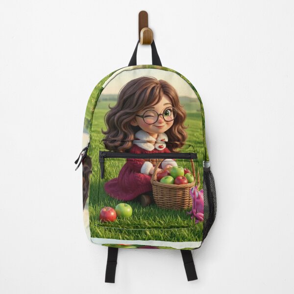 Item preview, Cute Chibi Girl Picking Apples designed and sold by Azurart2.