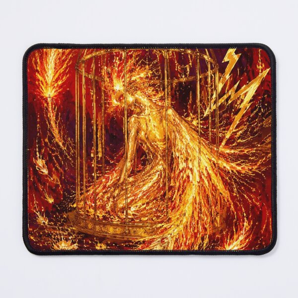 Item preview, The Requiem of Fire - When Beauty Dies in a Cage | Tragic Sacred Art designed and sold by Natalia-Vlad.