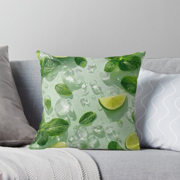 Item preview, Mojito Cocktail – Refreshing Tropical Wallpaper designed and sold by Jandedan.
