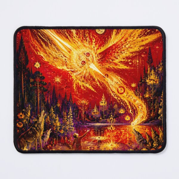 Item preview, When Wolves Pray to Fire | Sacred Russian Legend designed and sold by Natalia-Vlad.