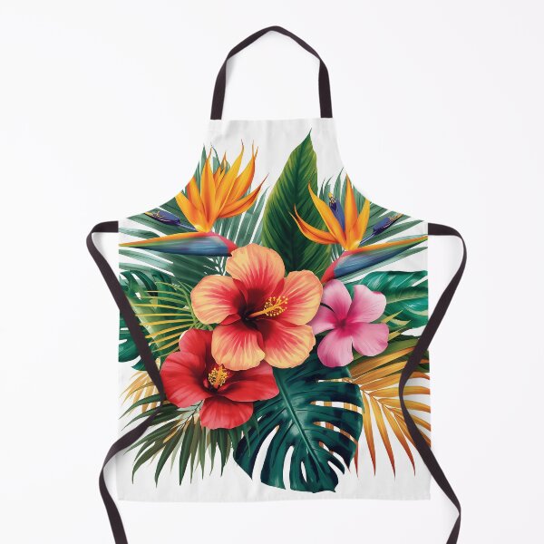 Item preview, Tropical Hibiscus Bouquet with Paradise Flowers designed and sold by Luna-Flow.