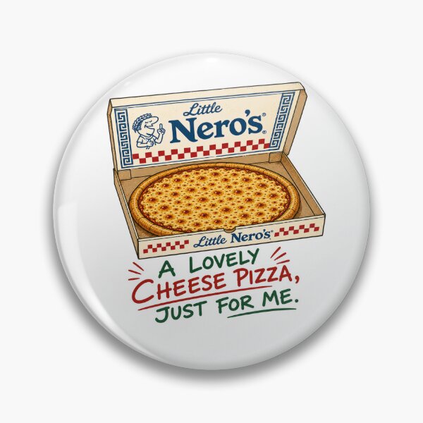 Item preview, A Lovely Cheese Pizza Just For Me Retro Pizza Design designed and sold by CerealBoxInk.