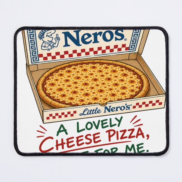 Item preview, A Lovely Cheese Pizza Just For Me Retro Pizza Design designed and sold by CerealBoxInk.