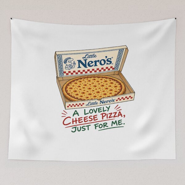 Item preview, A Lovely Cheese Pizza Just For Me Retro Pizza Design designed and sold by CerealBoxInk.