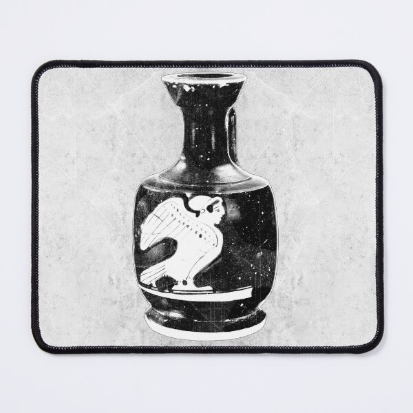 Item preview, 5th Century Greek Lekythos Oil Flask Swan White Figure Art designed and sold by Ghoul Enterprises.