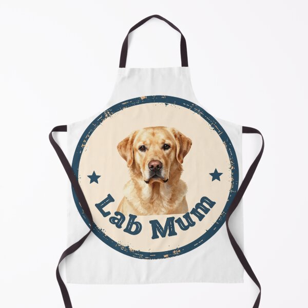 Item preview, Retro Lab Mum Badge T-Shirt Design designed and sold by Fetch & Wear.