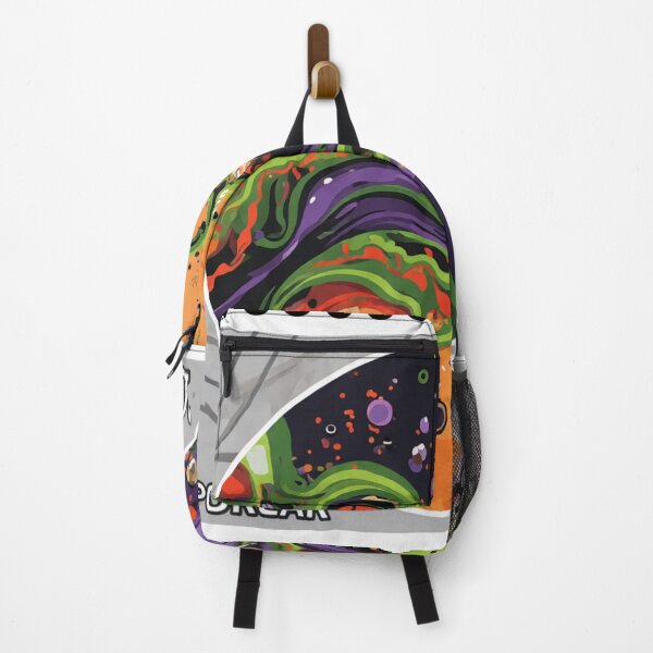 Item preview, cosmic waves moss algae stamp colorful geometric abstract design designed and sold by SmashingDeals.