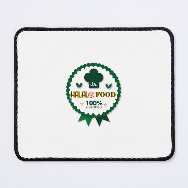 Item preview, 100% Certified Halal Food Badge - Green Chef Edition designed and sold by A-pdo.