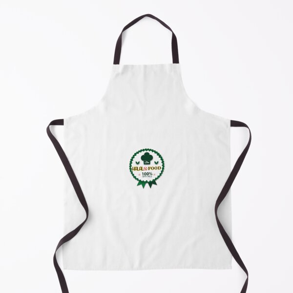 Item preview, 100% Certified Halal Food Badge - Green Chef Edition designed and sold by A-pdo.