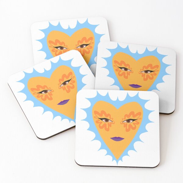 Item preview, Groovy heart illustration designed and sold by TinyOdds.