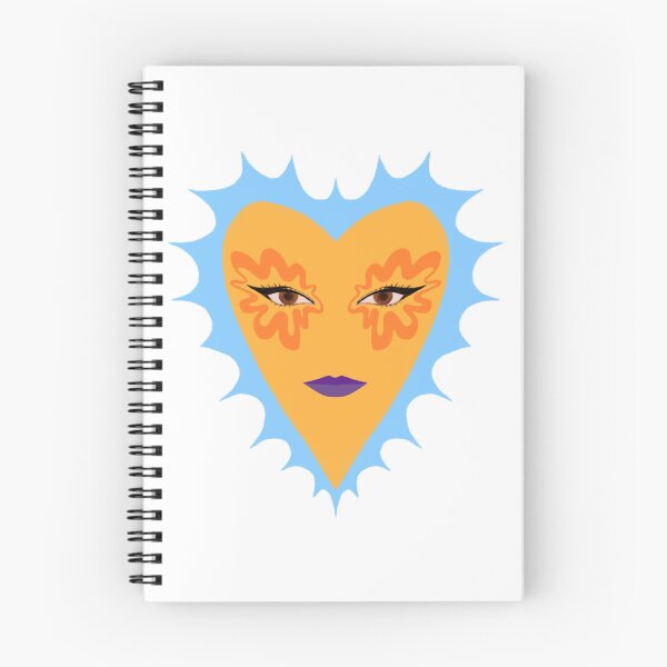 Item preview, Groovy heart illustration designed and sold by TinyOdds.