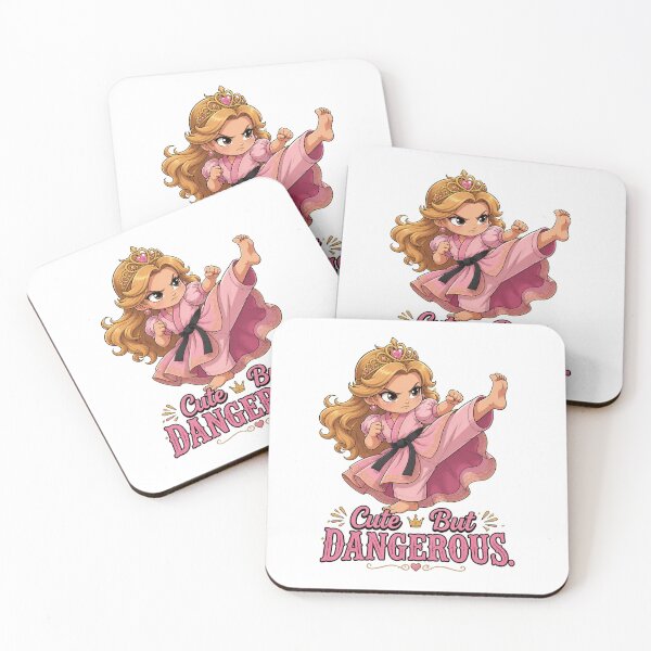 Item preview,  "Cute But Dangerous" Princess Karate Girl  designed and sold by MusesWhispers.
