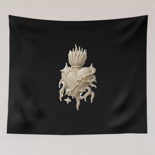 Item preview, Mystic Marble Texture Sacred Heart Esoteric Art designed and sold by Ideniquo.