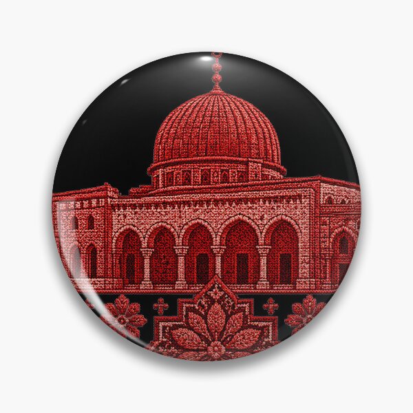 Item preview, Luxury Al Aqsa Mosque Embroidery Pattern Tatreez Art designed and sold by BrainCurves.
