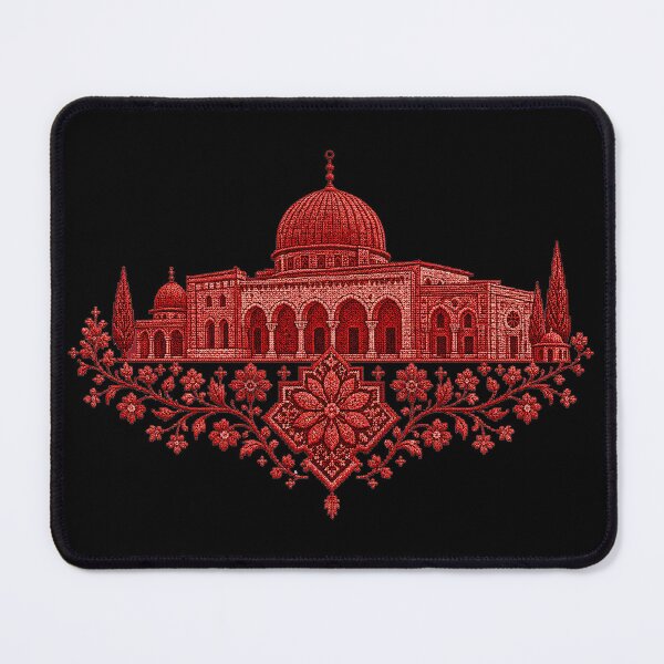 Item preview, Luxury Al Aqsa Mosque Embroidery Pattern Tatreez Art designed and sold by BrainCurves.