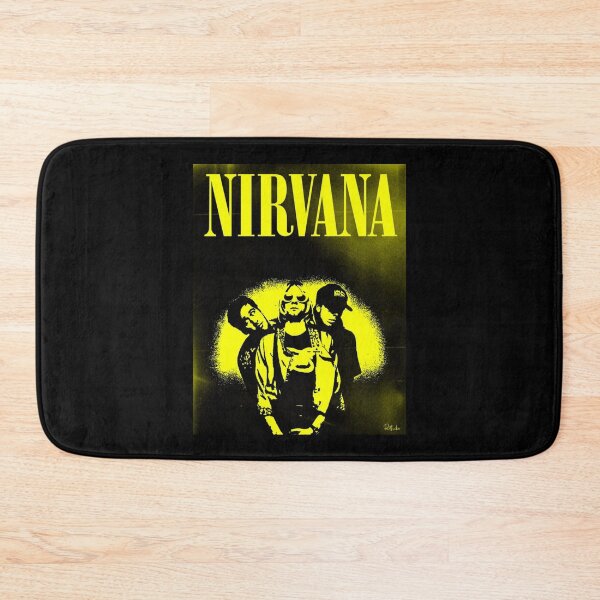 Item preview, Nirvana Band Grunge Retro Yellow and Black designed and sold by zigzagalo.