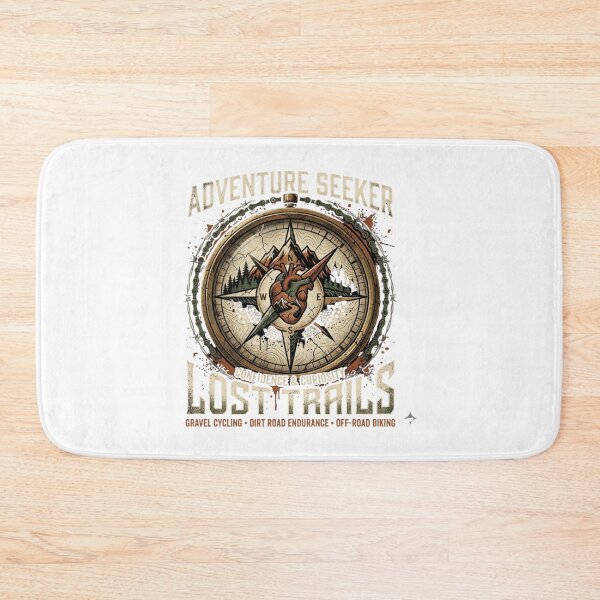 Item preview, Lost Trails Compass Gravel Cycling Tee designed and sold by Hanno0.