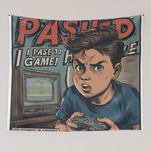 Item preview, I Paused My Game To Be Here Retro Gamer T-Shirt designed and sold by Dream Weave Studio.