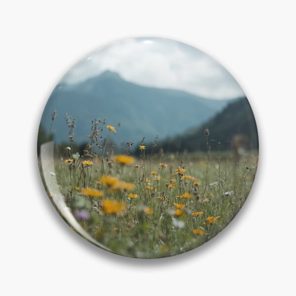 Item preview, Wildflowers Beneath the Mountains designed and sold by ThatSurreyLife.