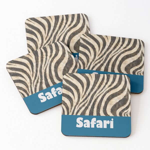 Item preview, Safari Zebra Print Typography Pattern designed and sold by annenambiro.