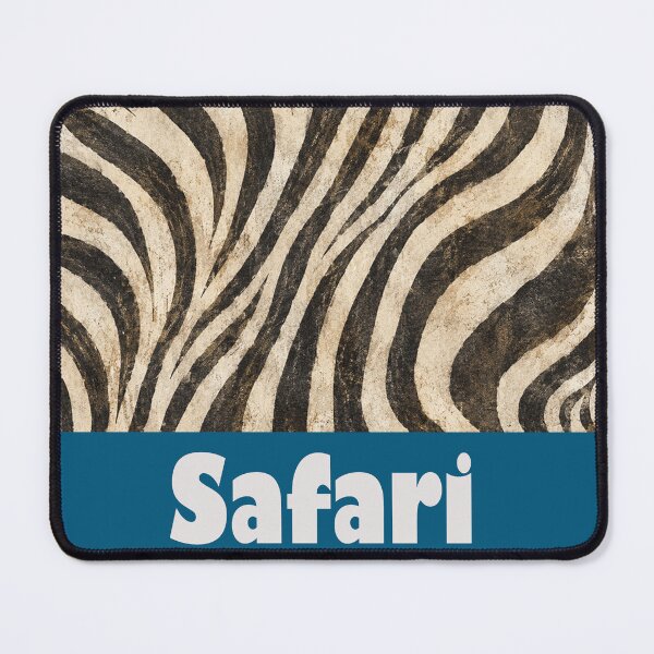 Item preview, Safari Zebra Print Typography Pattern designed and sold by annenambiro.