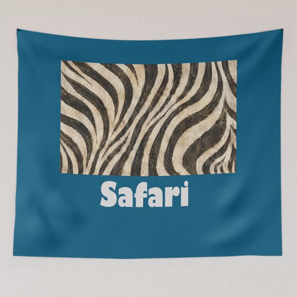 Item preview, Safari Zebra Print Typography Pattern designed and sold by annenambiro.