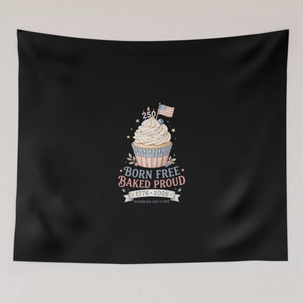 Item preview, Born Free Baked Proud America 250 Patriotic designed and sold by dudelinart.