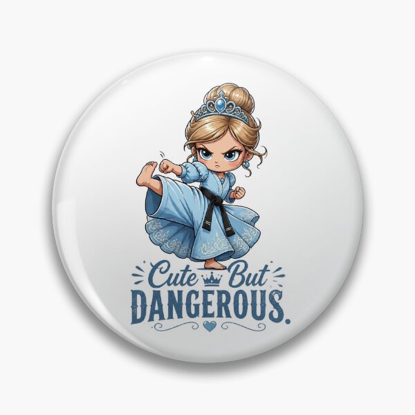 Item preview, "Cute But Dangerous" Princess Karate Girl  designed and sold by MusesWhispers.