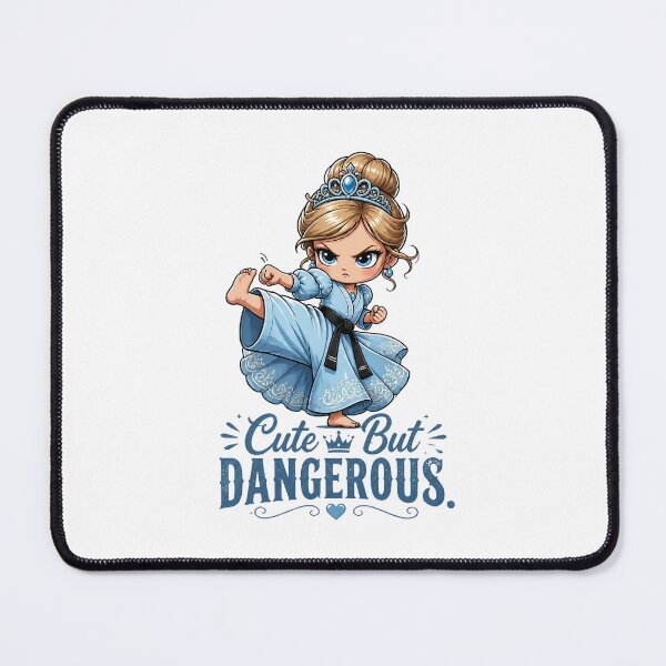 Item preview, "Cute But Dangerous" Princess Karate Girl  designed and sold by MusesWhispers.